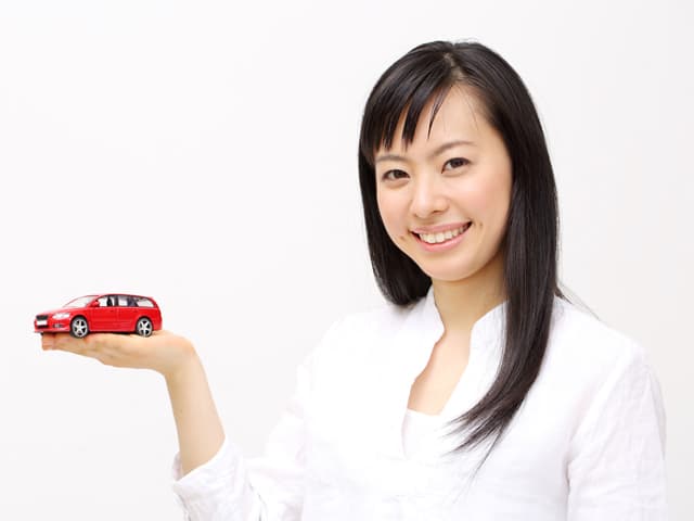 OKサインの女性